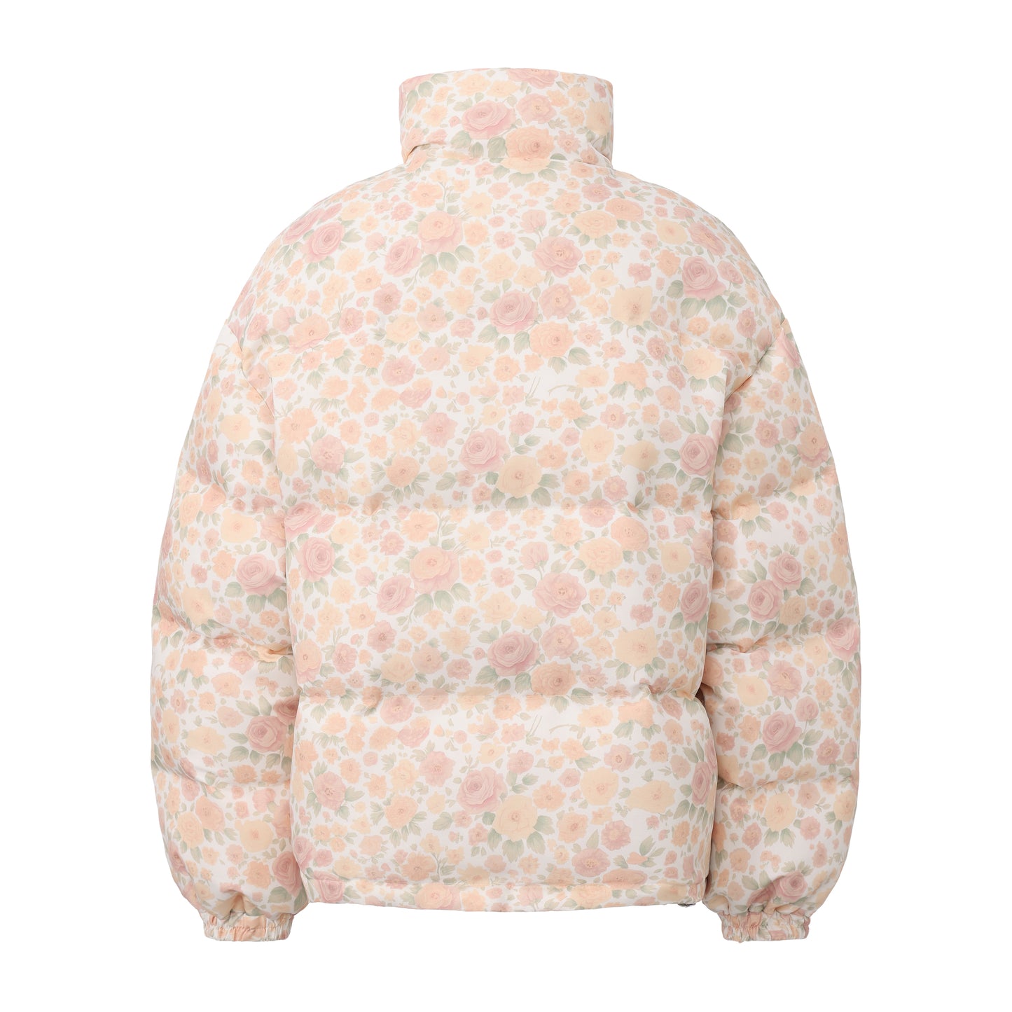ROSE PRINT LUNA FLORAL DOWN JACKET