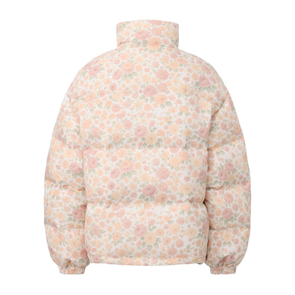 ROSE PRINT LUNA FLORAL DOWN JACKET
