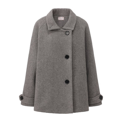GREY LOVE KNOT COAT