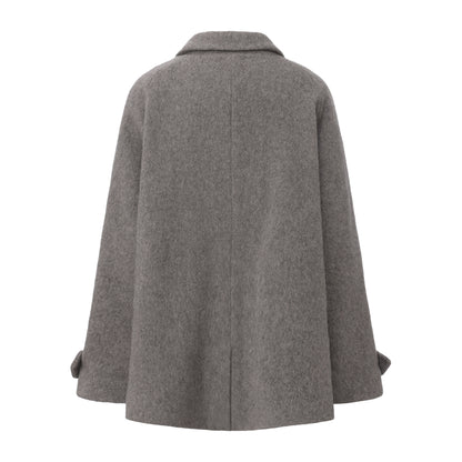 GREY LOVE KNOT COAT