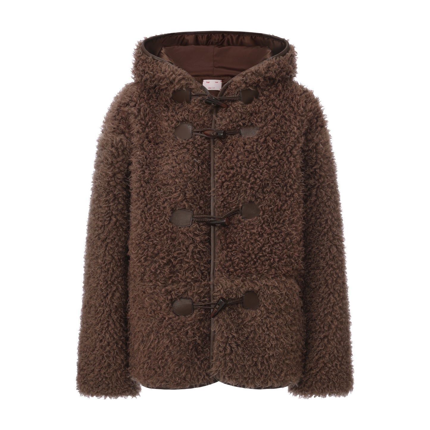 CHESTNUT CORA HOODED COAT