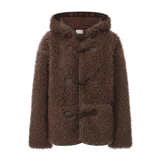 CHESTNUT CORA HOODED COAT