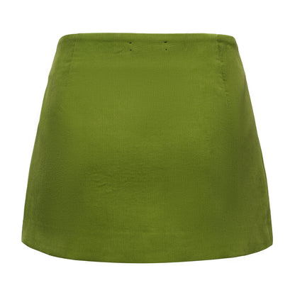 GREEN MAGGIE MINI SKIRT