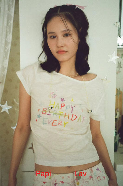 HAPPY EVERYDAY T-SHIRT