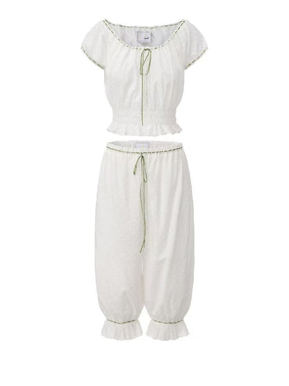 WHITE LAWN DANCE SET