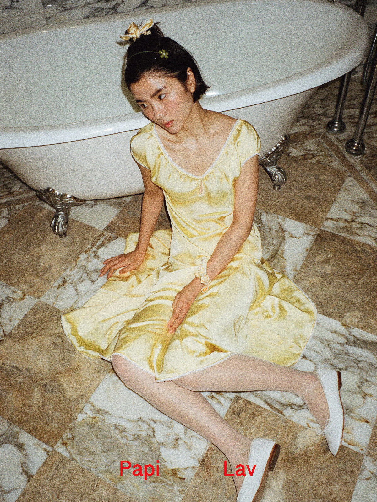 YELLOW BLUSHY TOP