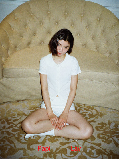WHITE RIZZ SHIRT