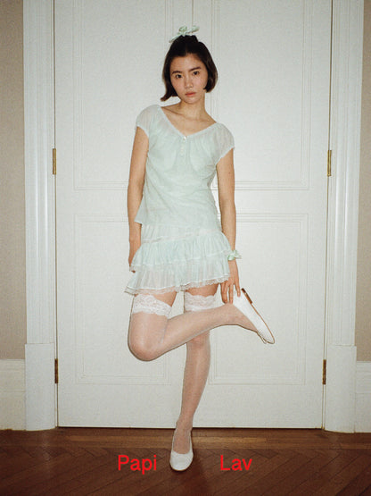 MINT GREEN CARRIE SKIRT
