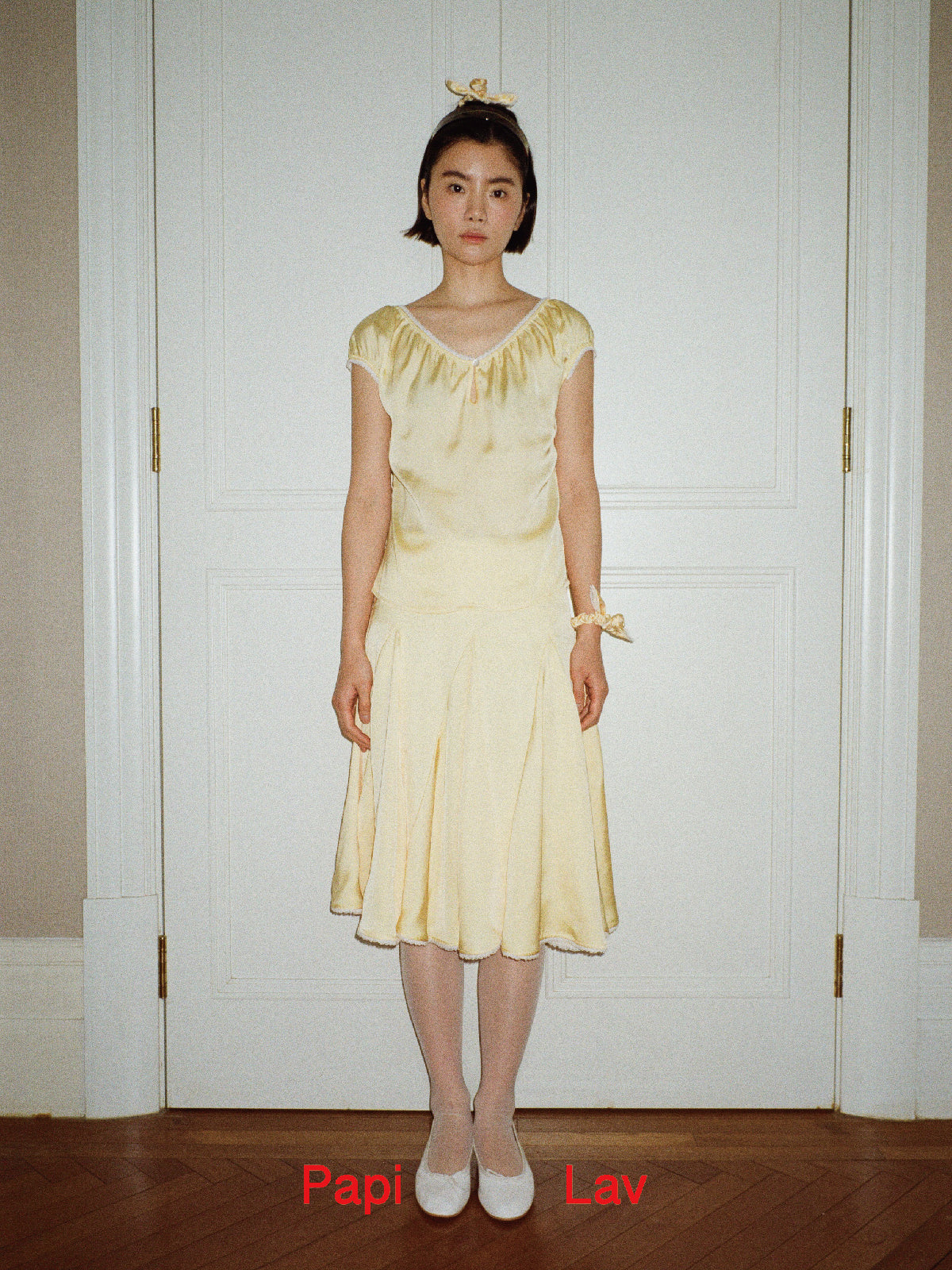 YELLOW BLUSHY TOP