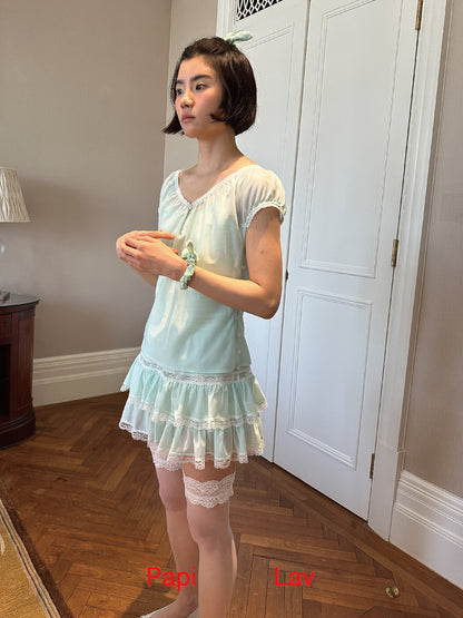 MINT GREEN CARRIE SKIRT