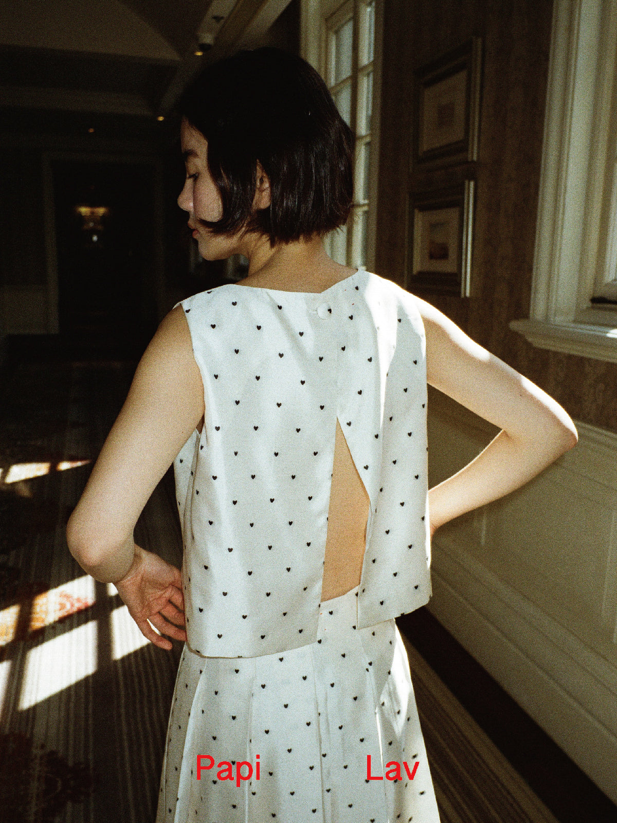HEART POLKA DOT AMOUR VEST
