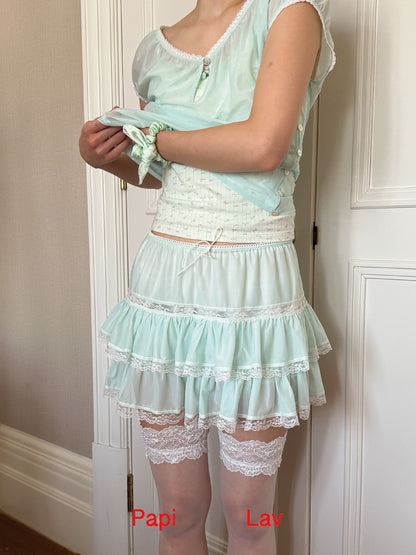 MINT GREEN CARRIE SKIRT