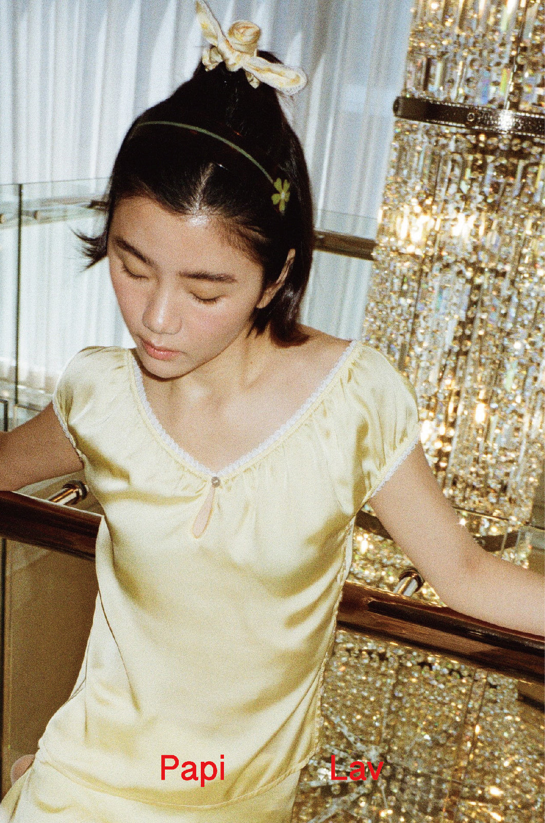 YELLOW BLUSHY TOP