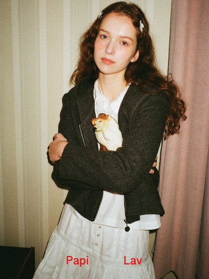 GREY NIENIE JACKET